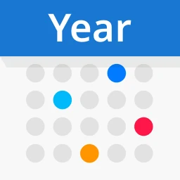 أيقونة Year View Calendar